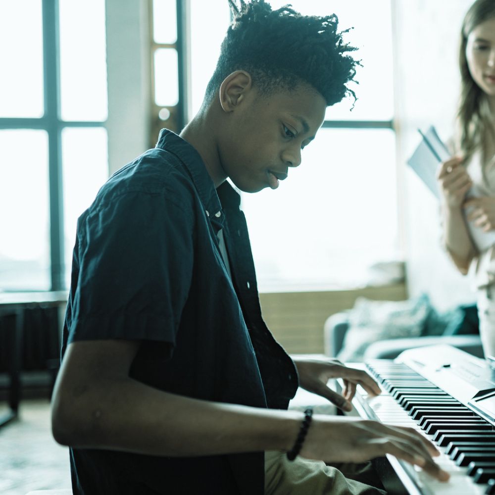 Teen piano lessons